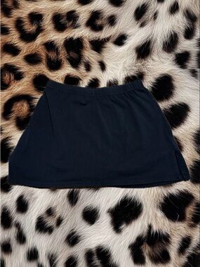 Everyday Black A-Line Skirt - Unbranded